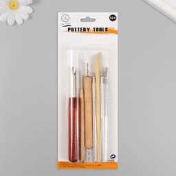 Инструменты для творчества набор 7 шт., дерево, металл, 14 см 20.8×8 см