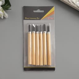 Набор ножей с деревянной ручкой 6 шт., 20.5×10 см