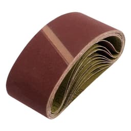 Лента абразивная бесконечная ТУНДРА, на тканевой основе, 75×457 мм, Р150, 10 шт.
