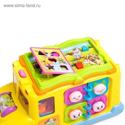 Развивающая игрушка «Автобус», световой и звуковой эффект