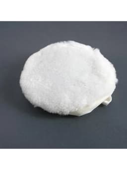 Насадка для полировки TORSO, искусственный мех с ободом на завязке, 125 мм