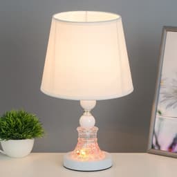 Лампа настольная «Розы» Е27 220 В низ с подсветкой, диоды 39.5×23×23 см RISALUX