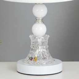 Лампа настольная «Розы» Е27 220 В низ с подсветкой, диоды 39.5×23×23 см RISALUX