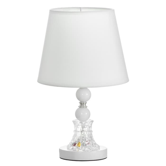 Лампа настольная «Розы» Е27 220 В низ с подсветкой, диоды 39.5×23×23 см RISALUX