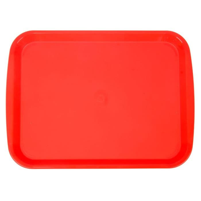 Поднос SparkPlast, пластик, 43×31.2×2.3 см, красный