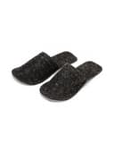 Тапочки для бани, полиэфир, шерсть, серые, «Добропаровъ»