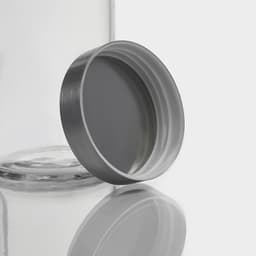 Банка для сыпучих Доляна «Премиум», 550 мл, 15×8 см, с металлической крышкой, стекло, прозрачная