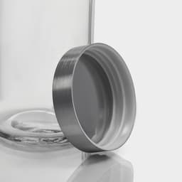 Банка для сыпучих Доляна «Премиум», 700 мл, 20×8 см, с металлической крышкой, стекло, прозрачная