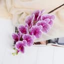 Цветы искусственные «Орхидея Тигровая», h=90 см, бело-сиреневые