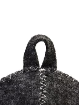 Набор для бани, 3 предмета: шапка, рукавица, коврик, серый, «Добропаровъ»