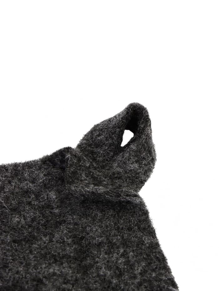 Набор для бани, 3 предмета: шапка, рукавица, коврик, серый, «Добропаровъ»