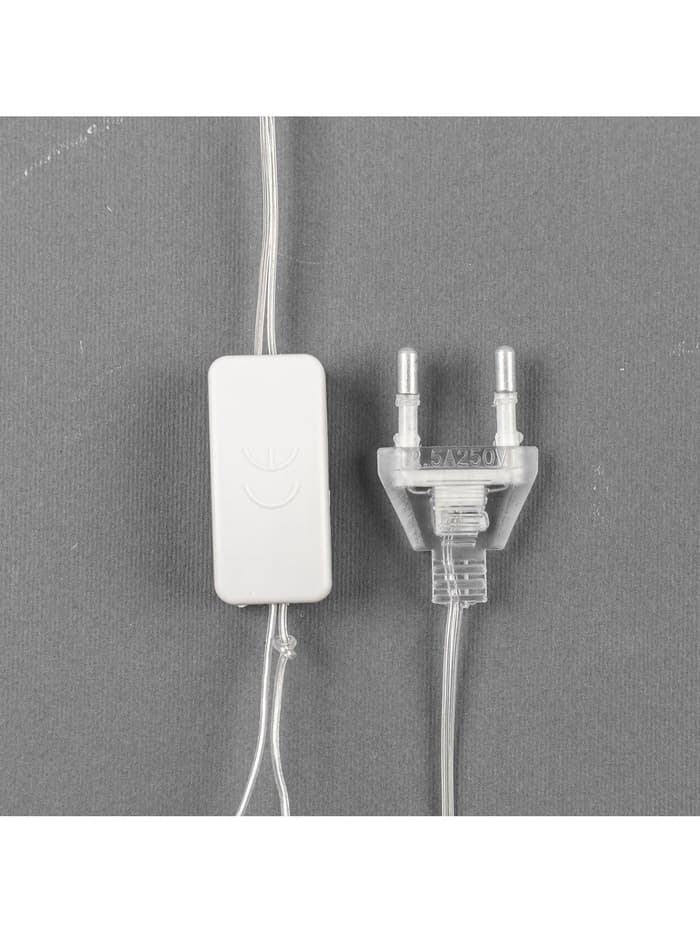 Светодиодная верхушка на ёлку «Звезда белая», 22 см, 15 LED, 220 В, свечение мульти