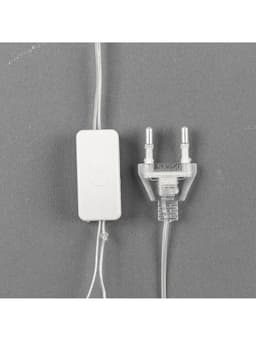 Светодиодная верхушка на ёлку «Звезда белая», 22 см, 15 LED, 220 В, свечение мульти