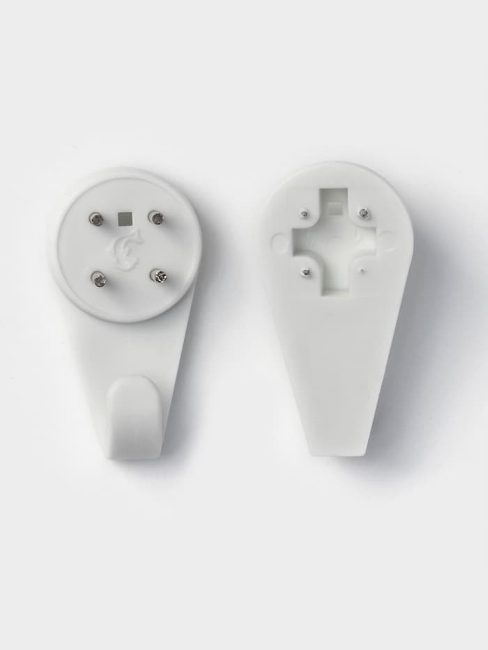 Крючок для картин большой, 5 шт., белый