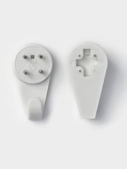 Крючок для картин большой, 5 шт., белый