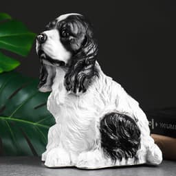 Копилка для денег «Русский спаниель», полистоун, 15×20×26 см