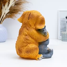 Копилка для денег «Кошка с собакой», полистоун, 17×19×26 см