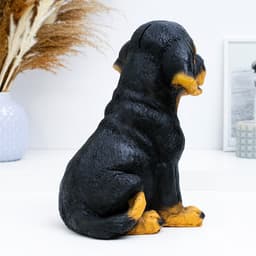 Копилка для денег «Щенок Ротвейлера», полистоун, 23×19×28 см