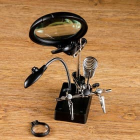 Третья рука для пайки 10х, 7.5х, 2.5х, 18×16×16.5