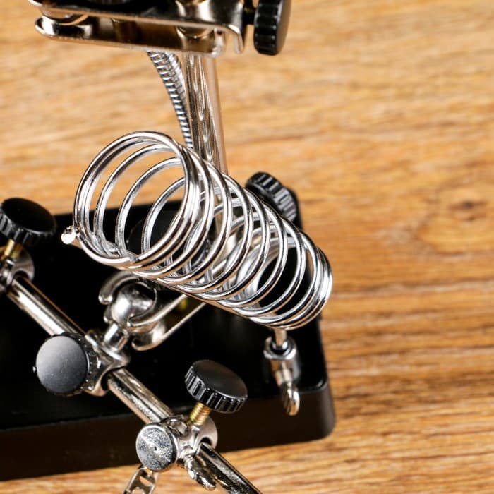 Третья рука для пайки 10х, 7.5х, 2.5х, 18×16×16.5