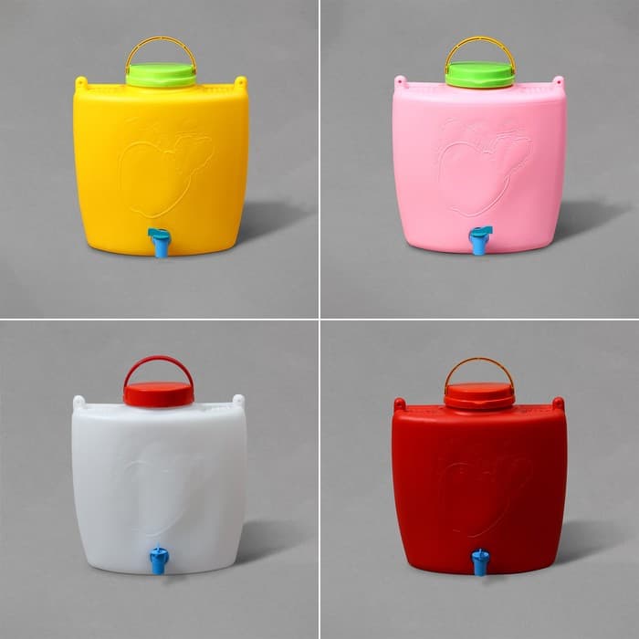 Канистра - умывальник, пищевая, 9 л, пластиковая, МИКС