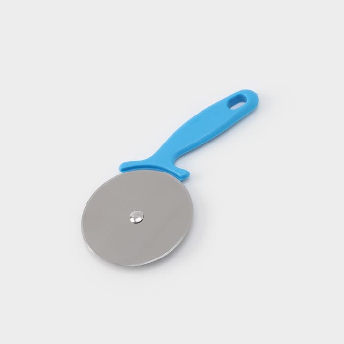 Нож для пиццы и теста Доляна «Наклон», 20.5 см, d=9.5 см, нержавеющая сталь, МИКС