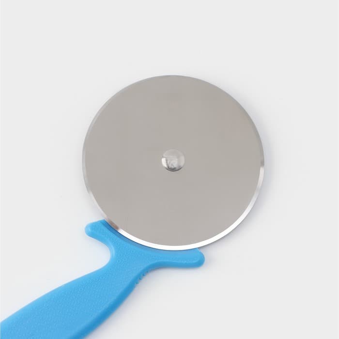 Нож для пиццы и теста Доляна «Наклон», 20.5 см, d=9.5 см, нержавеющая сталь, МИКС