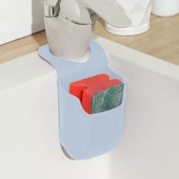 Подставка для губки Доляна «Симплекс», 20×9×4.5 см, голубая