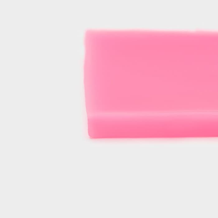 Молд для заливки Happy Birthday, силикон, 6.5×5.5×0.5 см, розовый