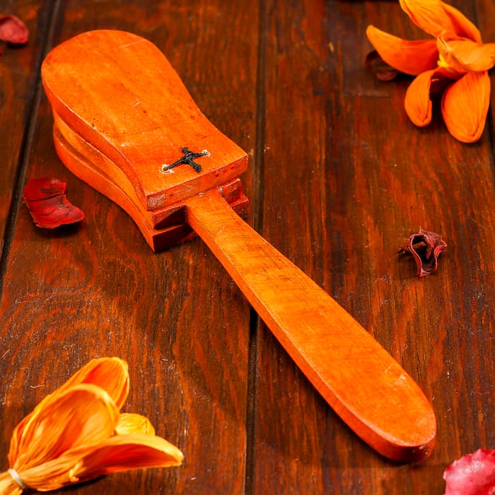 Сувенирный музыкальный инструмент «Кастаньет», 23×5×4 см