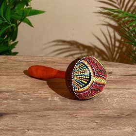 Сувенирный музыкальный инструмент «Маракас», 22×9×9 см, МИКС