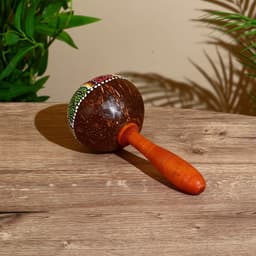 Сувенирный музыкальный инструмент «Маракас», 22×9×9 см, МИКС