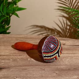 Сувенирный музыкальный инструмент «Маракас», 22×9×9 см, МИКС