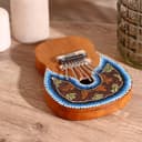 Сувенирный музыкальный инструмент «Калимба», 21×14.5×4 см, МИКС