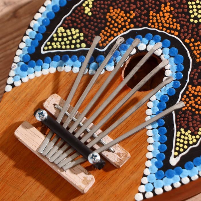 Сувенирный музыкальный инструмент «Калимба», 21×14.5×4 см, МИКС