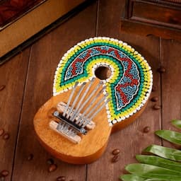 Сувенирный музыкальный инструмент «Калимба», 21×14.5×4 см, МИКС