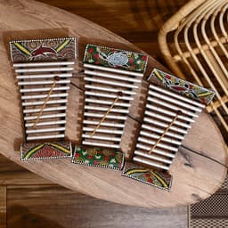 Сувенирный музыкальный инструмент «Ксилофон», 36×23×6 см, МИКС