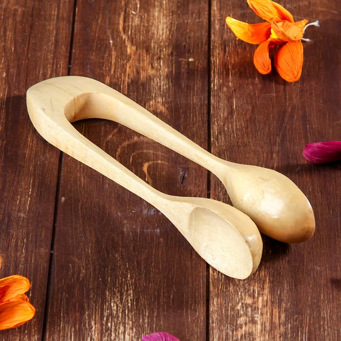 Сувенирный музыкальный инструмент "Ложки" 25х6х4 см