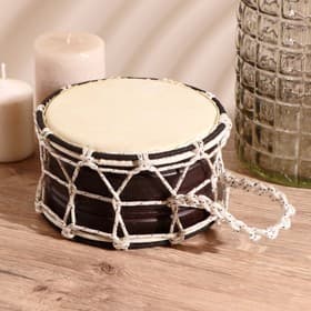 Сувенирный музыкальный инструмент «Барабан», 18×18×10 см