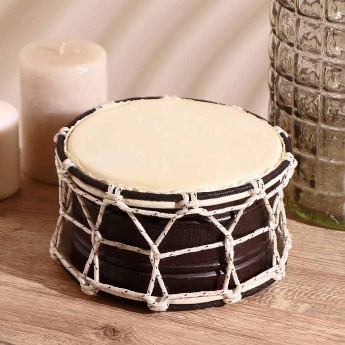 Сувенирный музыкальный инструмент «Барабан», 18×18×10 см