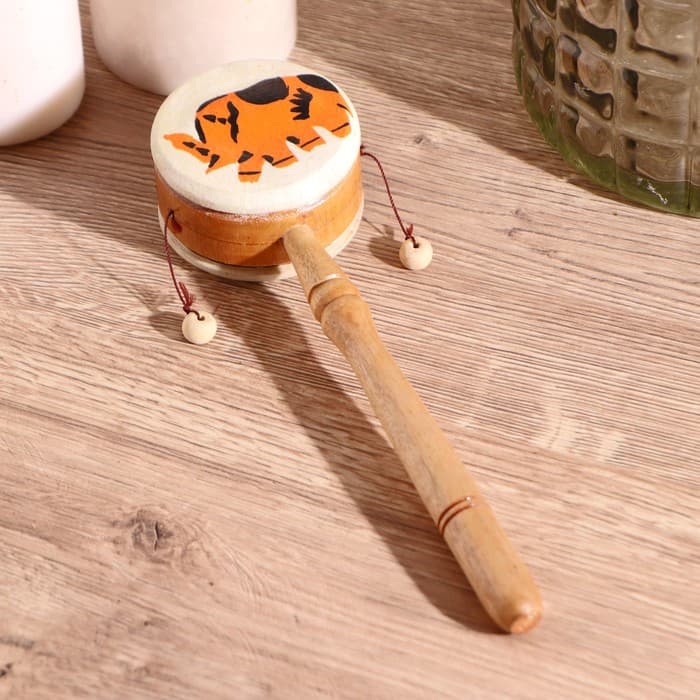 Сувенирный музыкальный инструмент «Клон-тонг», 22×6×4 см, МИКС