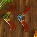 Сувенир «Бумеранг с точечной росписью», 40×7×1 см, МИКС