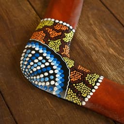 Сувенир «Бумеранг с точечной росписью», 40×7×1 см, МИКС