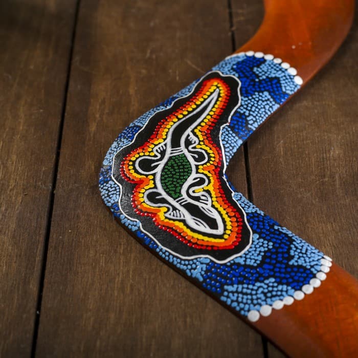 Сувенир «Бумеранг с точечной росписью», 40×7×1 см, МИКС