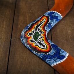 Сувенир «Бумеранг с точечной росписью», 40×7×1 см, МИКС