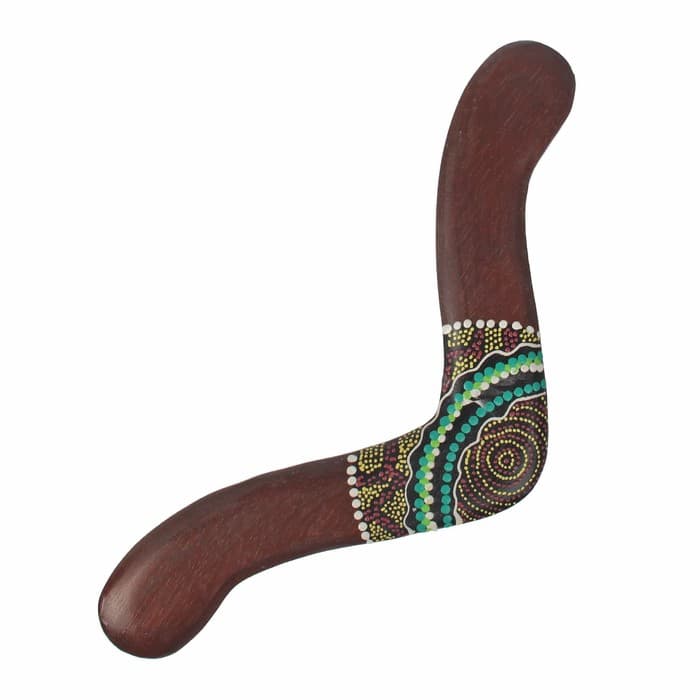 Сувенир «Бумеранг с точечной росписью», 40×7×1 см, МИКС