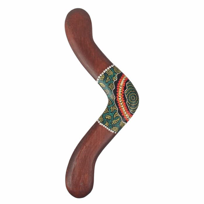 Сувенир «Бумеранг с точечной росписью», 40×7×1 см, МИКС