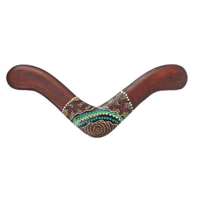 Сувенир «Бумеранг с точечной росписью», 40×7×1 см, МИКС