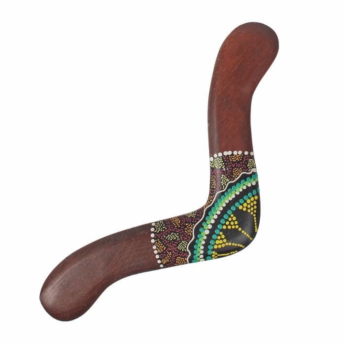 Сувенир «Бумеранг с точечной росписью», 40×7×1 см, МИКС