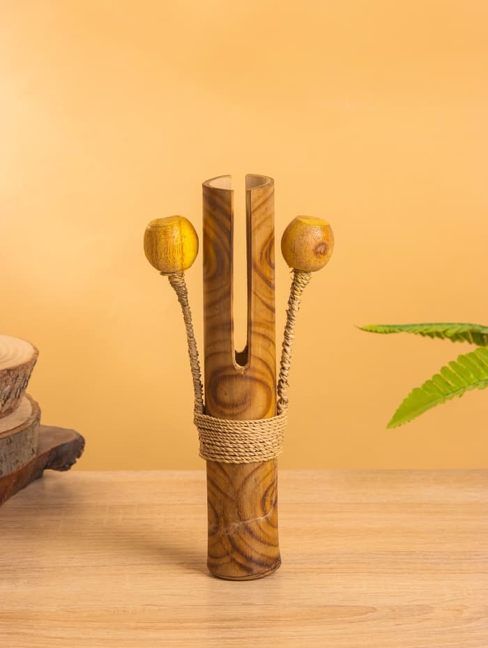 Сувенирный музыкальный инструмент «Двойной кастаньет», 21×4×8 см